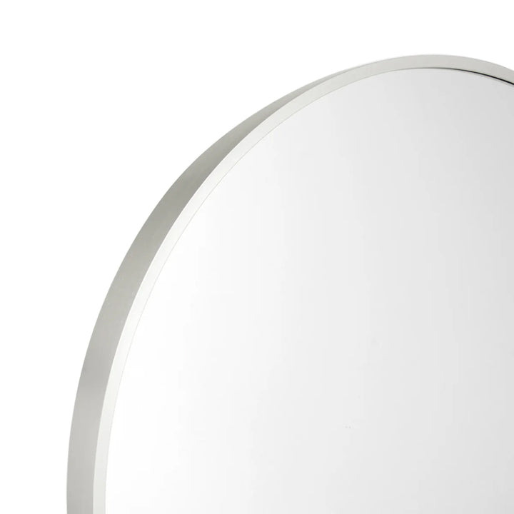 MIDDLE OF NOWHERE Simplicity Standing Arch Curve Mirror, Silver, 65x152cm