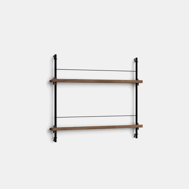 PRE-ORDER | MOEBE Magazine Shelving, MS.65.1, Smoked Oak/Black