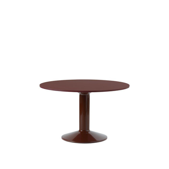 PRE-ORDER | MUUTO Midst Table, Dark Red Linoleum/Dark Red - 2 Sizes