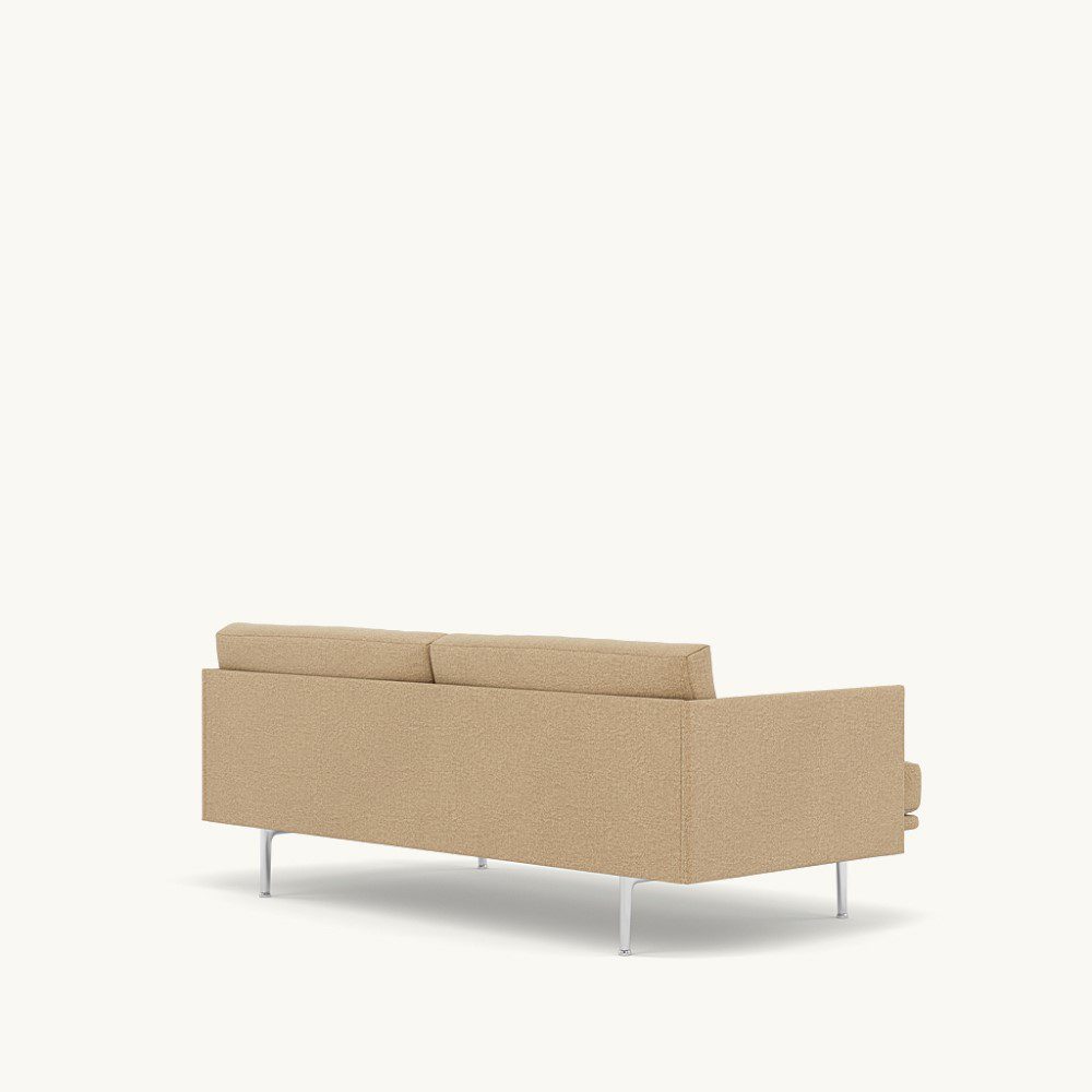 PRE-ORDER │ MUUTO Outline Sofa, 2-Seater, Polished Aluminum/Ecriture 240