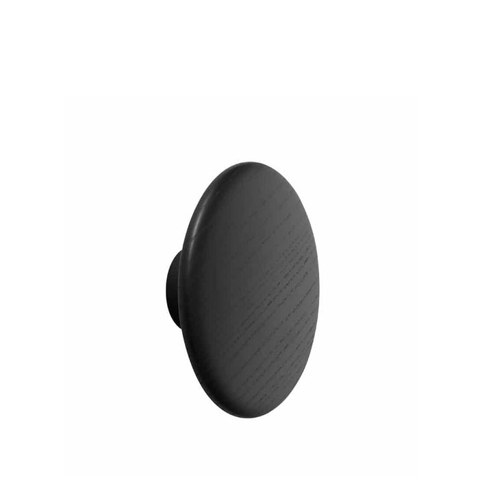 MUUTO The Dots Wall Hook / Door Knob, Black, 4 Sizes