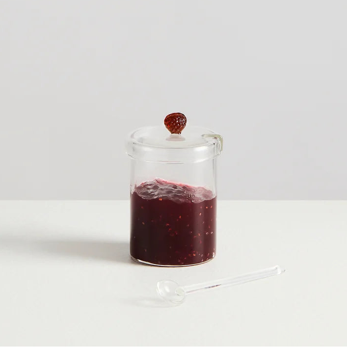 MAISON BALZAC Kir Royal Jam Jar, Clear/Amber