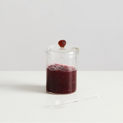 MAISON BALZAC Kir Royal Jam Jar, Clear/Amber