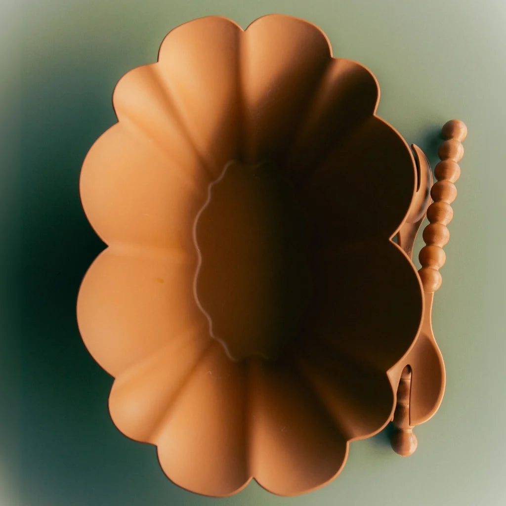 MAISON BALZAC Cloud Serving Spoons, Caramel (Set of 2)