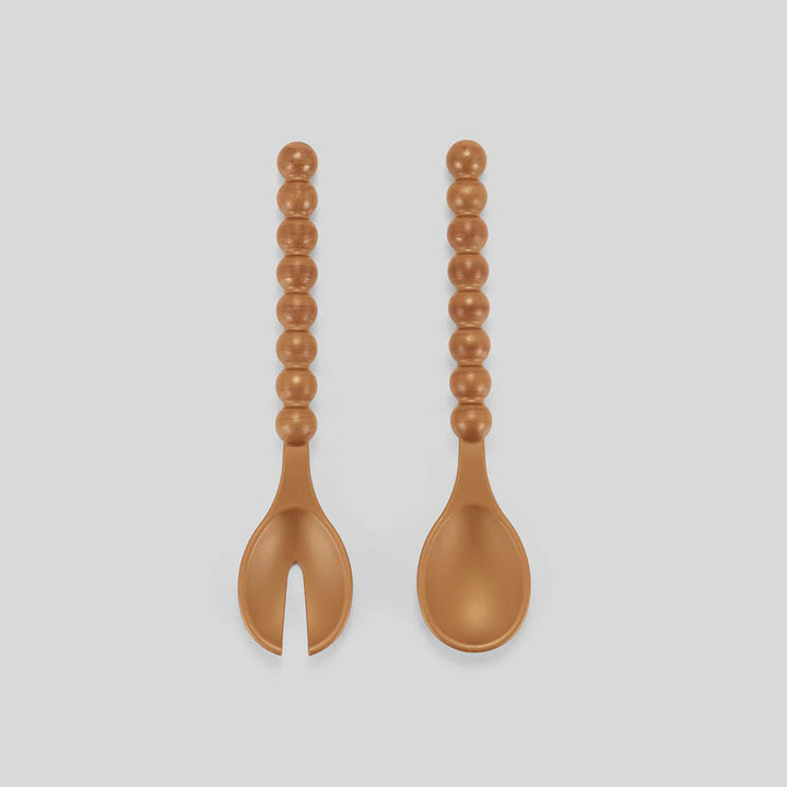 MAISON BALZAC Cloud Serving Spoons, Caramel (Set of 2)