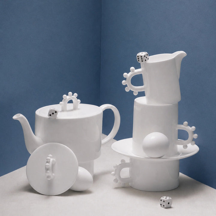 MAISON BALZAC Pomponette Mug, Bone