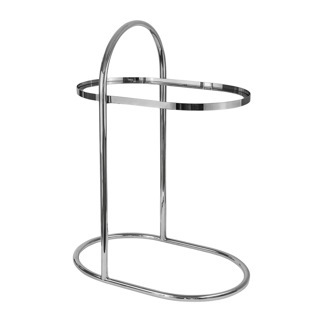 METTE DITMER Moves Side Table, L51 x W34.5 x H76.5 cm, Chrome
