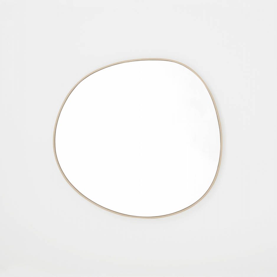 MIDDLE OF NOWHERE Organic Mirror, 90x95cm, Sand