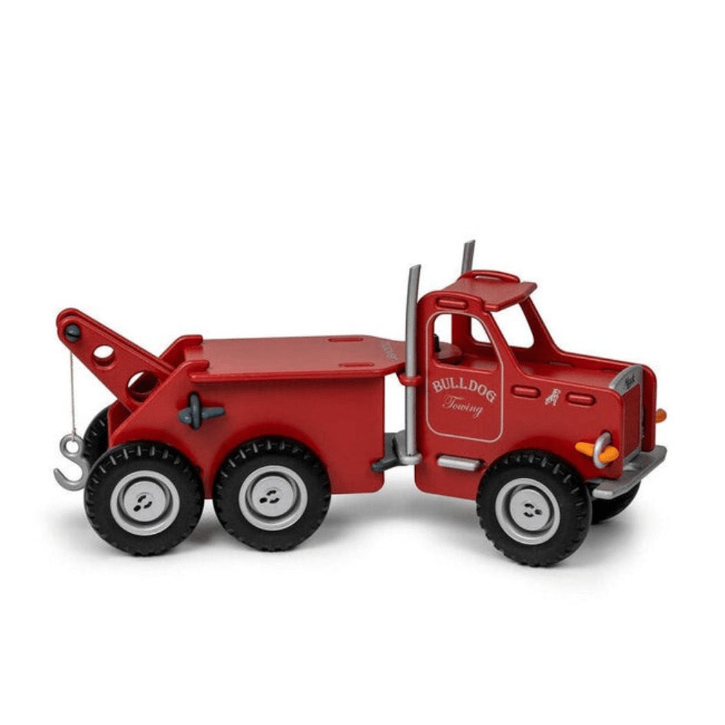 Sturdy ride-on Mack truck in a box is great for kids gift ideas.