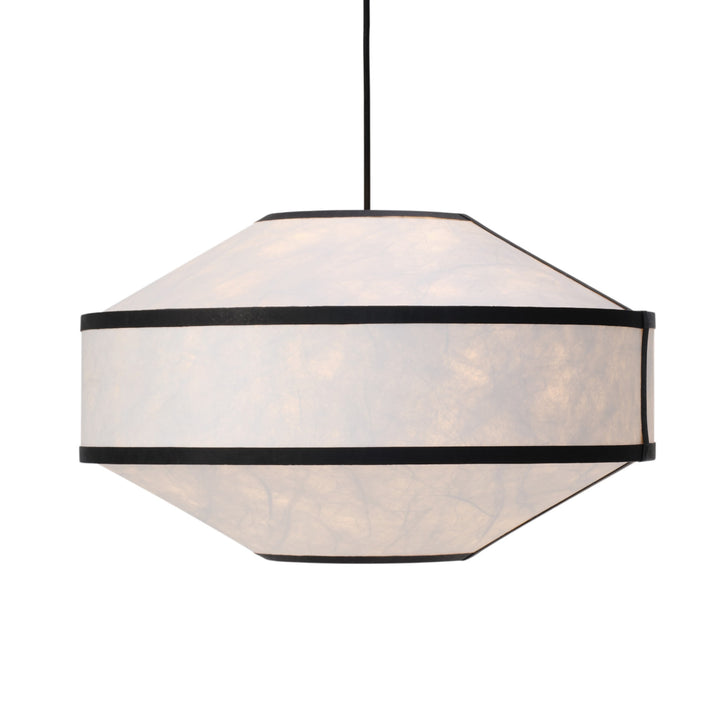 NEW WORKS Kite Pendant, Ø55cm, White/Black