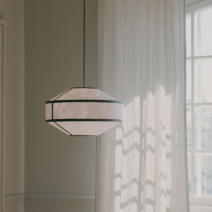 NEW WORKS Kite Pendant, Ø55cm, White/Black
