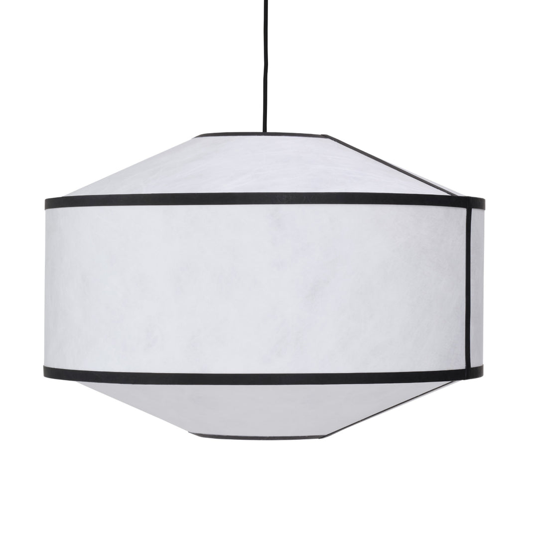 NEW WORKS Kite Pendant, Ø65cm, White/Black