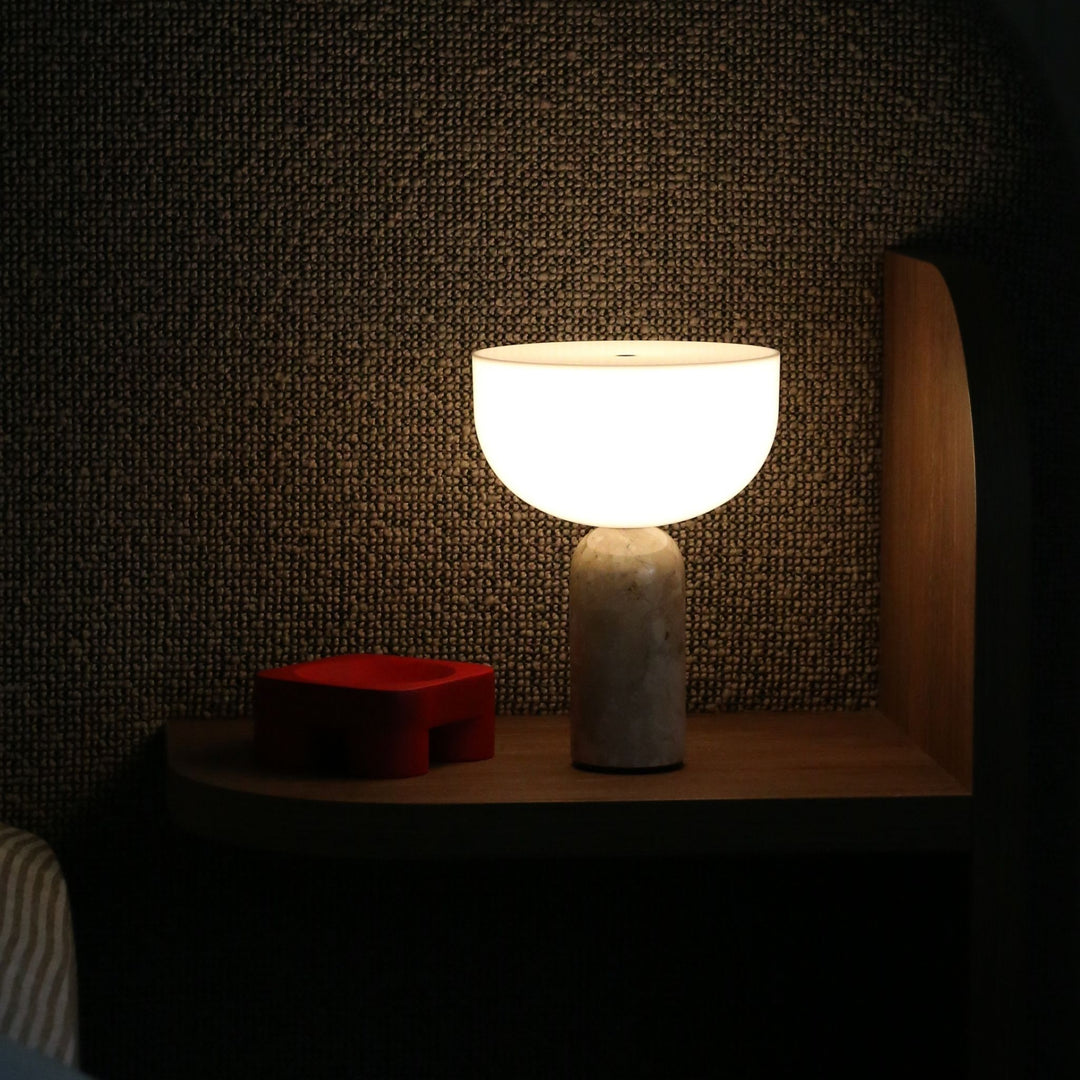 NEW WORKS Kizu Portable Table Lamp, Kunis Breccia