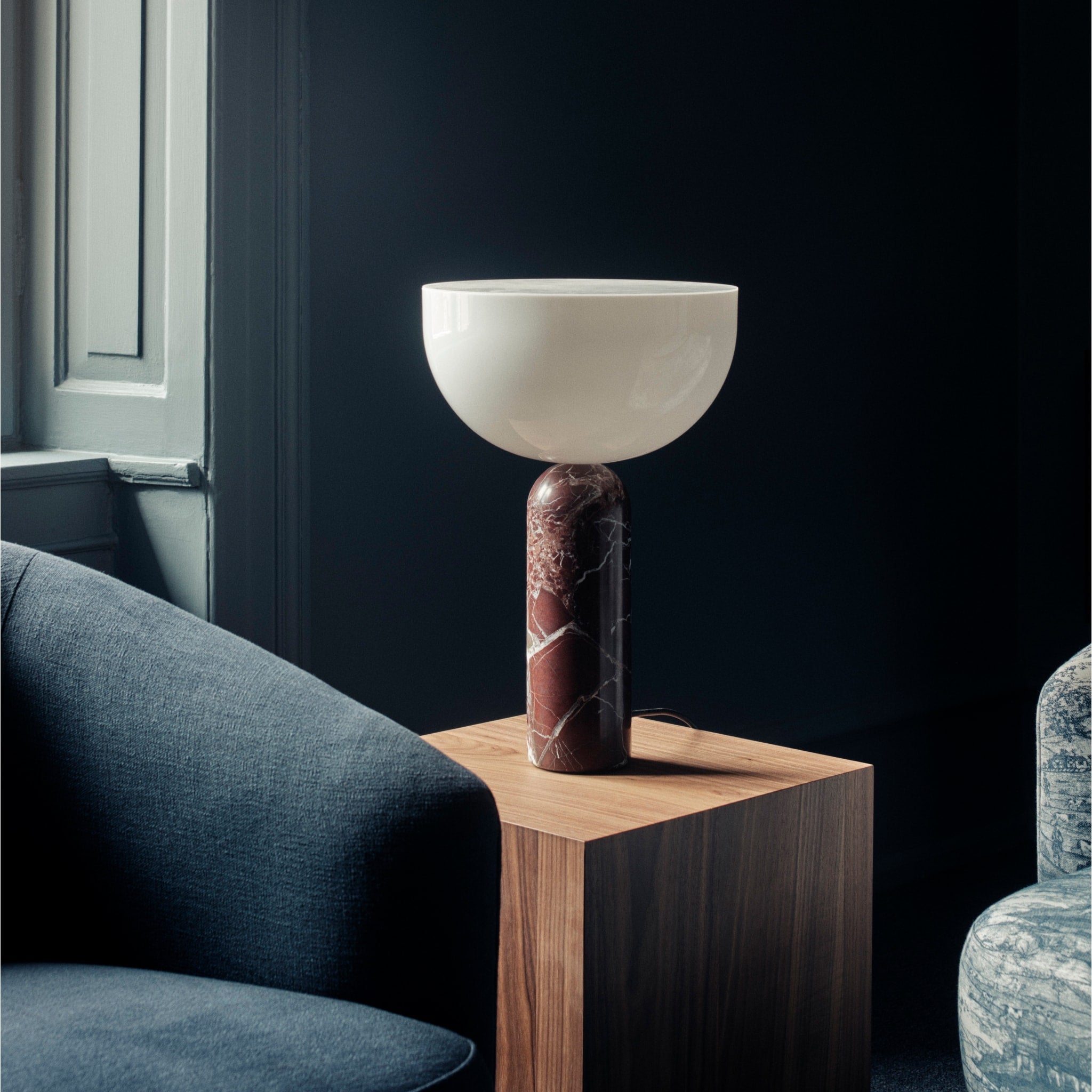 NEW WORKS Kizu Table Lamp, Rosso Levanto, Large