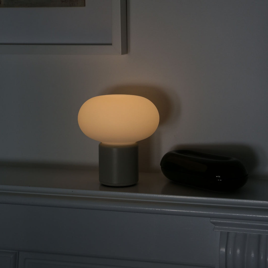 NEW WORKS Karl-Johan Portable Lamp, Light Grey