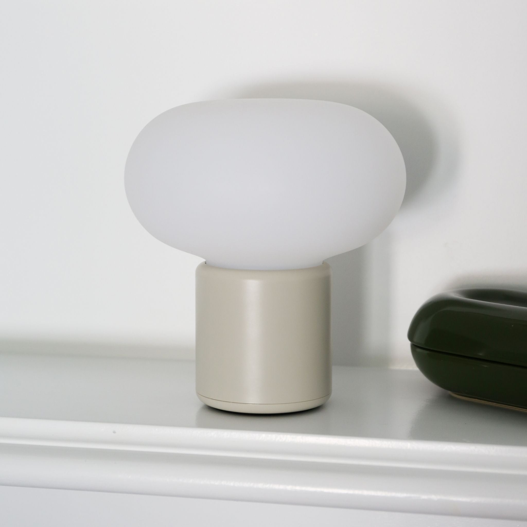 NEW WORKS Karl-Johan Portable Lamp, Light Grey
