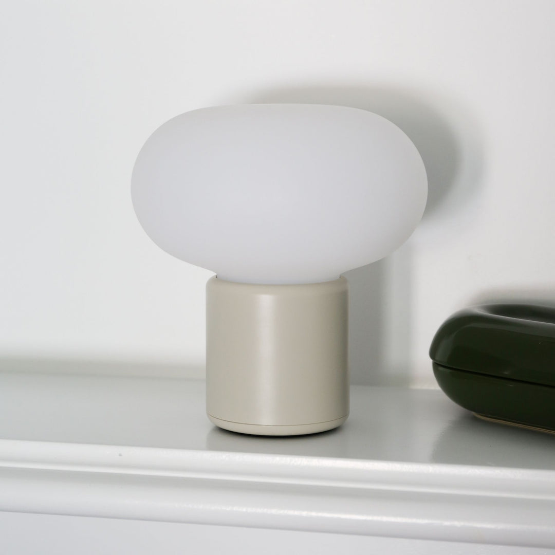 NEW WORKS Karl-Johan Portable Lamp, Light Grey