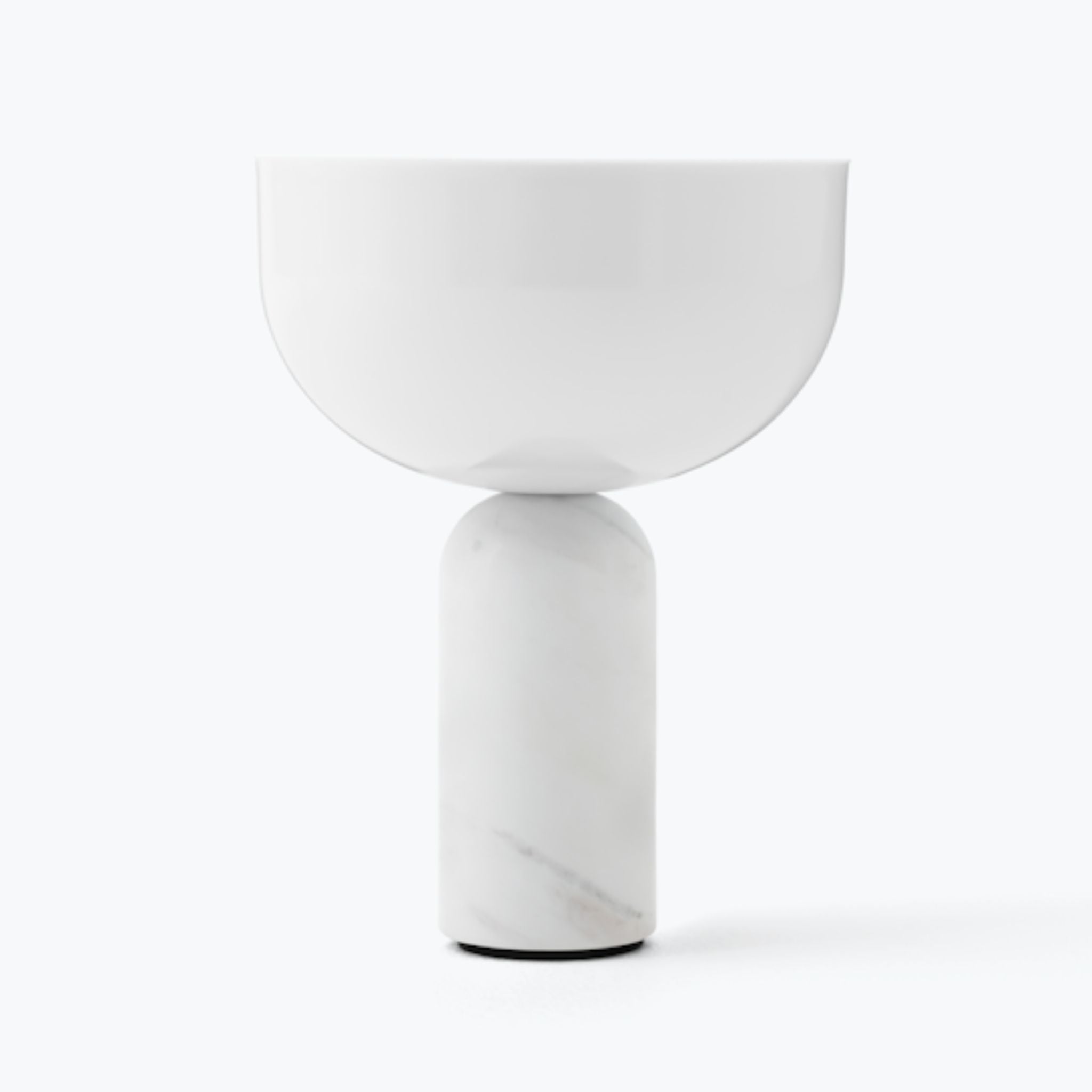 NEW WORKS Kizu Portable Table Lamp, White Marble