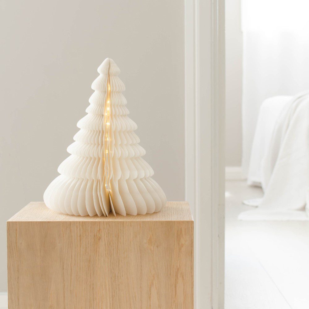PRE-ORDER │ NORDIC ROOMS Tree Standing Off-White with LED, H 36cm