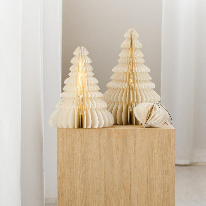 PRE-ORDER │ NORDIC ROOMS Tree Standing Off-White with LED, H 36cm