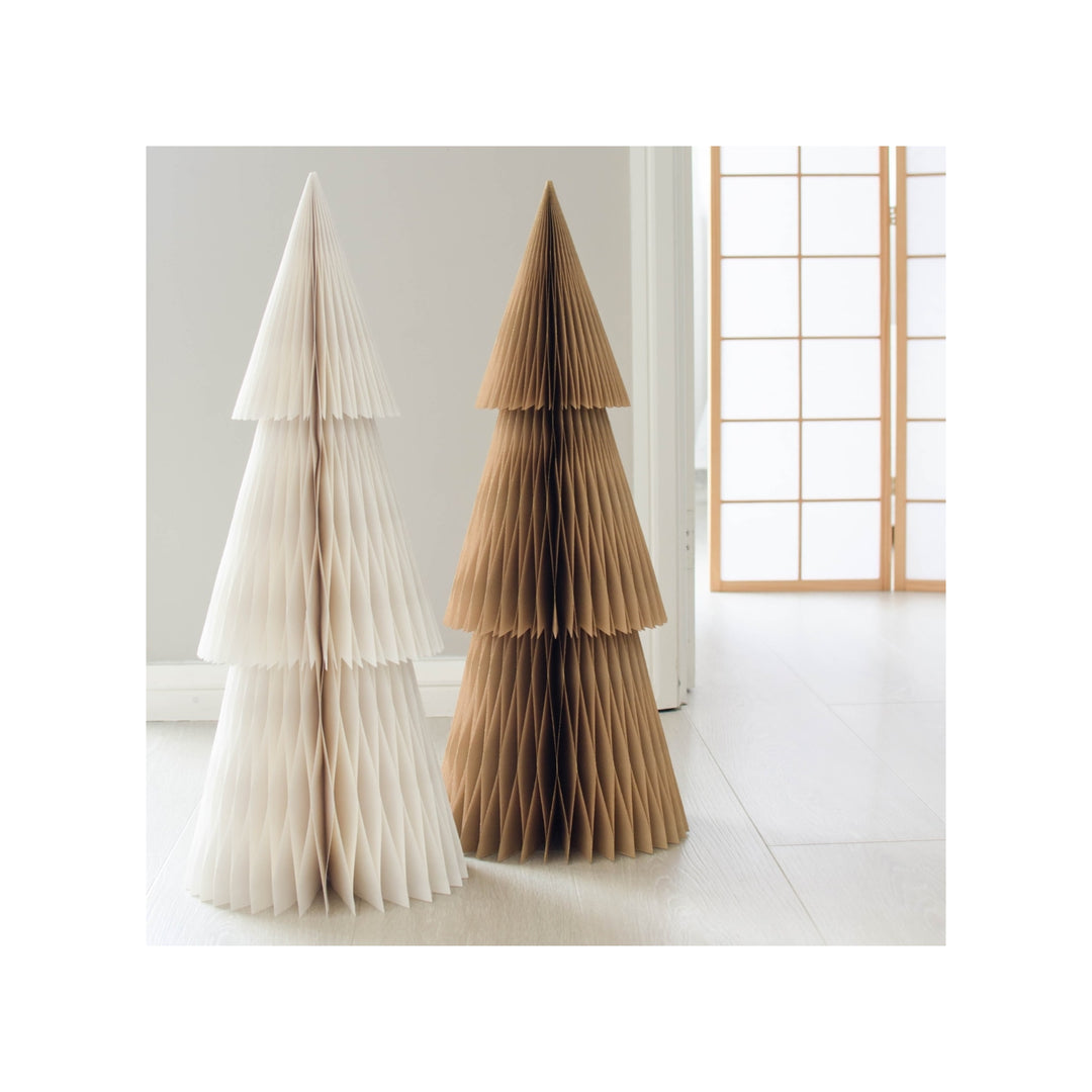 NORDIC ROOMS Deluxe Tree Tall Standing, Off-White w/ LED - 2 Sizes