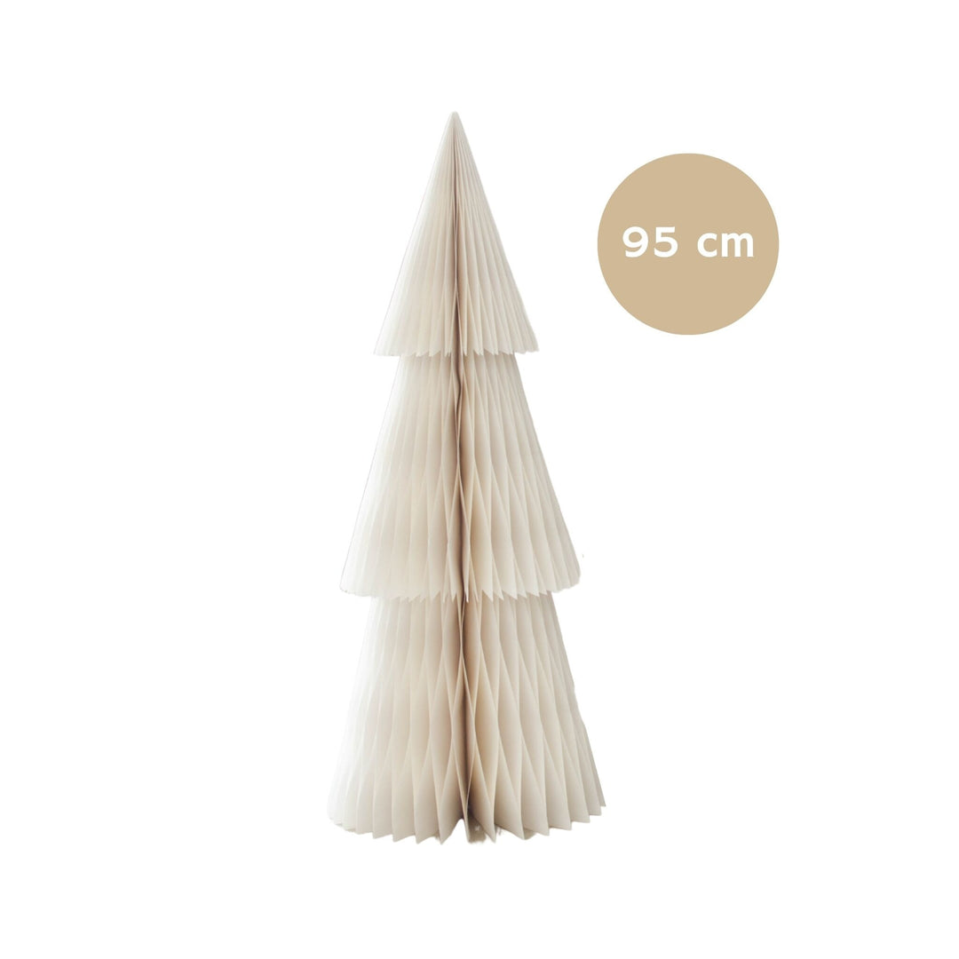 NORDIC ROOMS Deluxe Tree Tall Standing, Off-White w/ LED - 2 Sizes