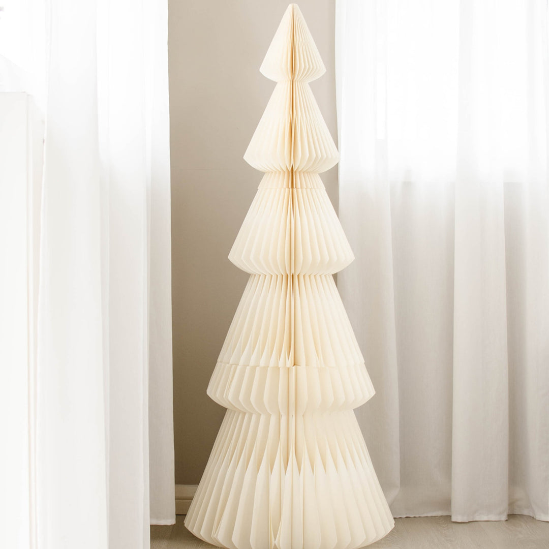 NORDIC ROOMS Evergreen Tree Standing, Off-White - 3 Sizes