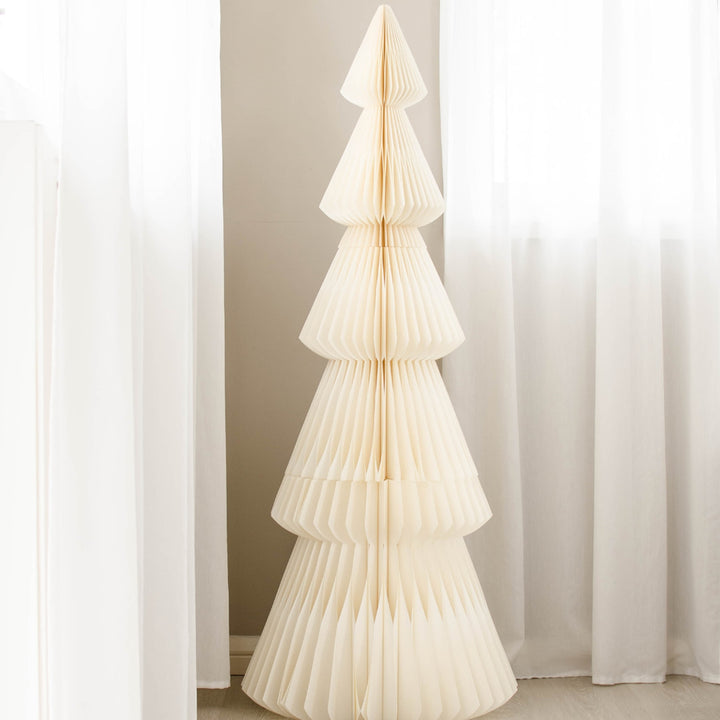 NORDIC ROOMS Evergreen Tree Standing, Off-White - 3 Sizes