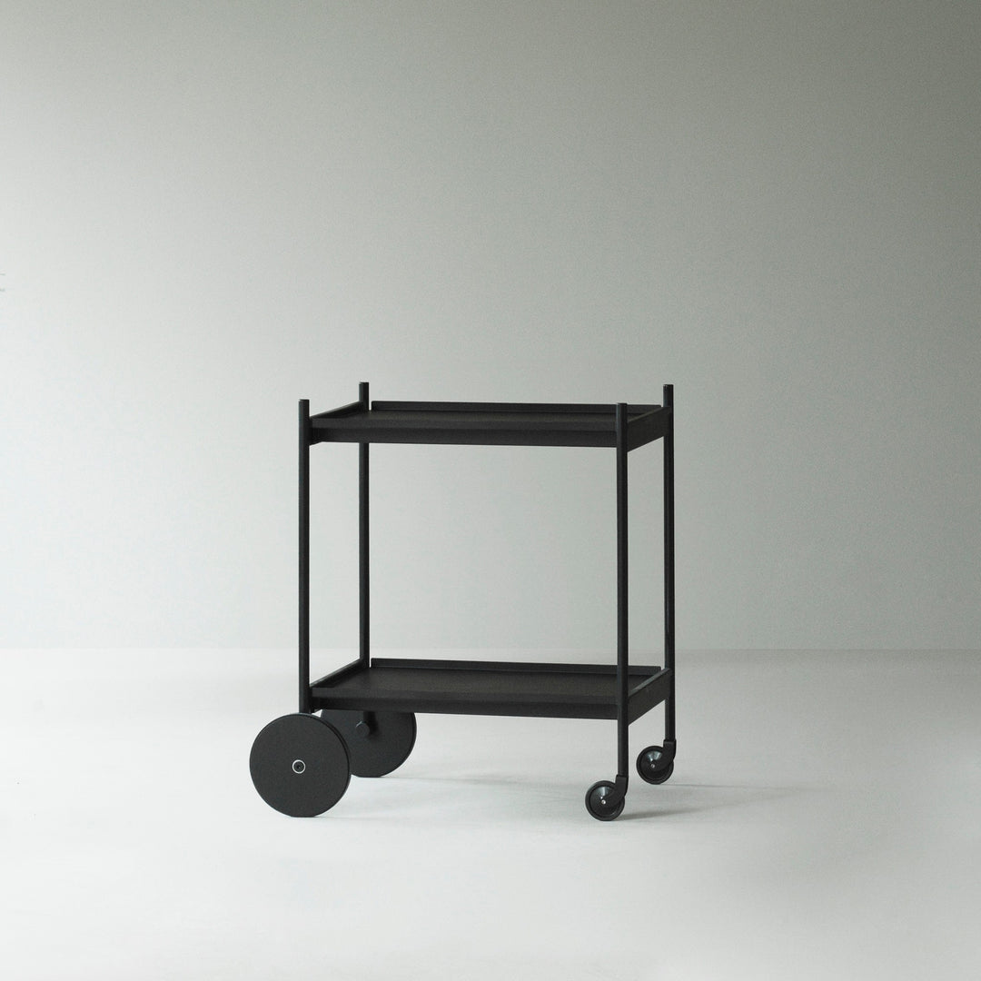 NORMANN COPENHAGEN Rul Trolley/Bar Cart, Black
