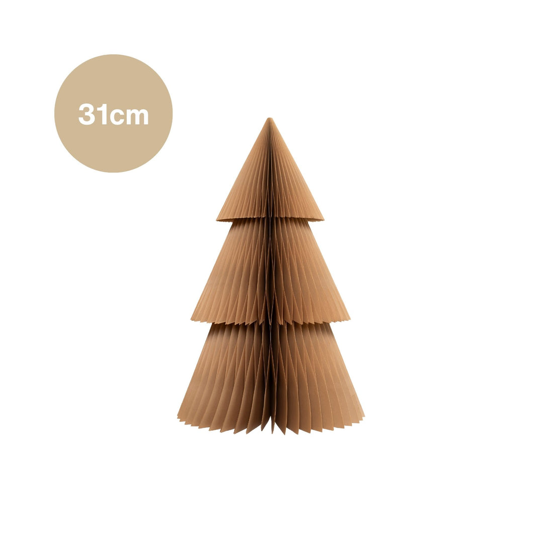 PRE-ORDER │ NORDIC ROOMS Deluxe Paper Tree, Flaxseed, H 31cm
