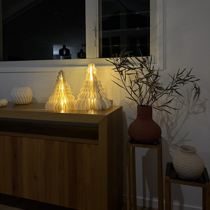 PRE-ORDER │ NORDIC ROOMS Tree Standing Off-White with LED, H 36cm