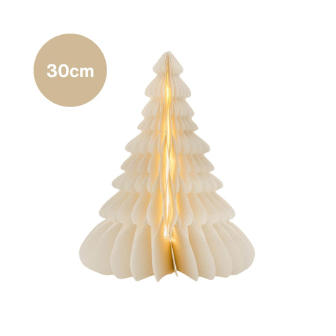 PRE-ORDER │ NORDIC ROOMS Tree Standing Off-White with LED, H 30cm