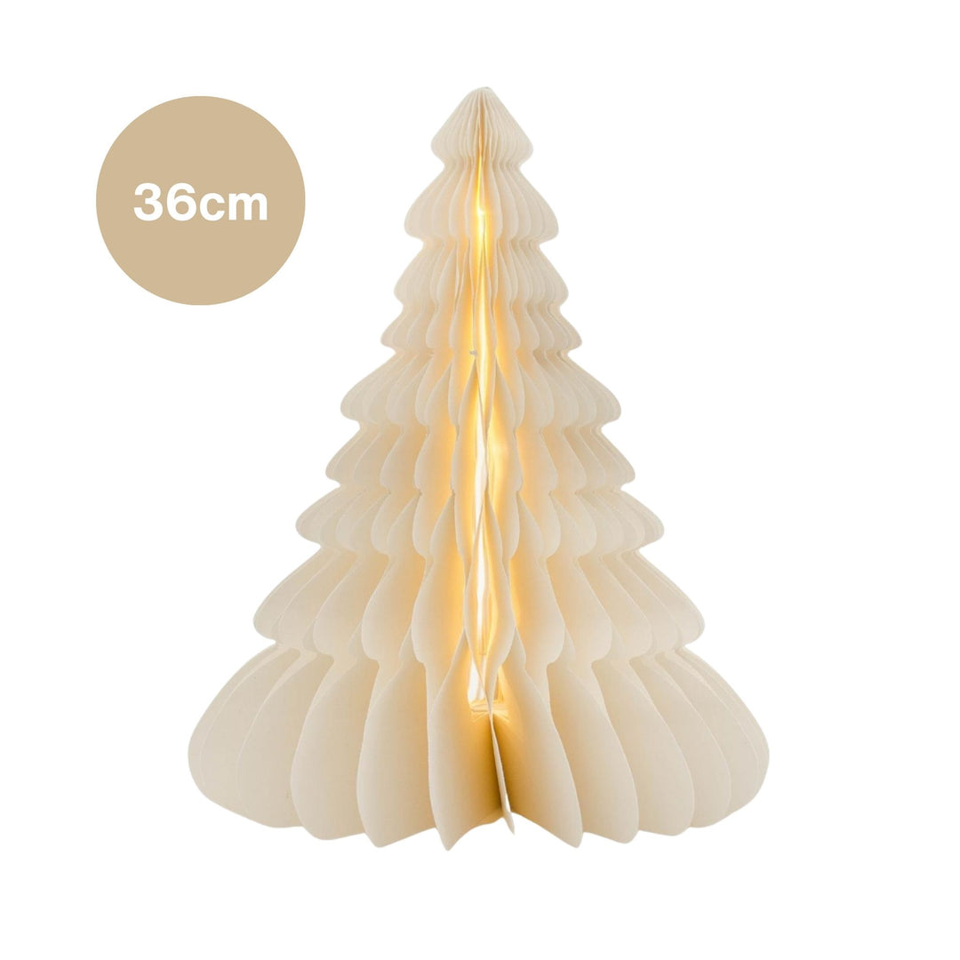 PRE-ORDER │ NORDIC ROOMS Tree Standing Off-White with LED, H 36cm