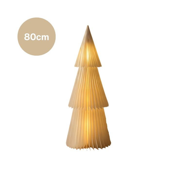 PRE-ORDER │ NORDIC ROOMS Deluxe Tree, Tall, Off-White, LED, H 80cm