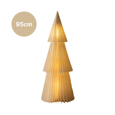 PRE-ORDER │ NORDIC ROOMS Deluxe Tree, Tall, Off-White, LED, H 95cm