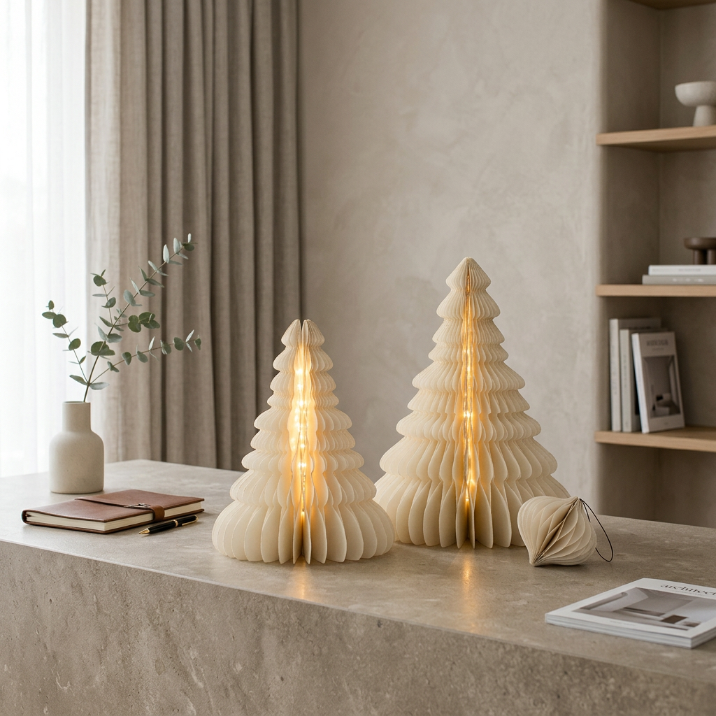 PRE-ORDER │ NORDIC ROOMS Tree Standing Off-White with LED, H 36cm
