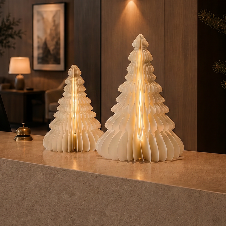 PRE-ORDER │ NORDIC ROOMS Tree Standing Off-White with LED, H 30cm