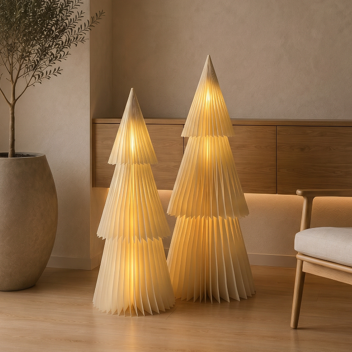 PRE-ORDER │ NORDIC ROOMS Deluxe Tree, Tall, Off-White, LED, H 95cm