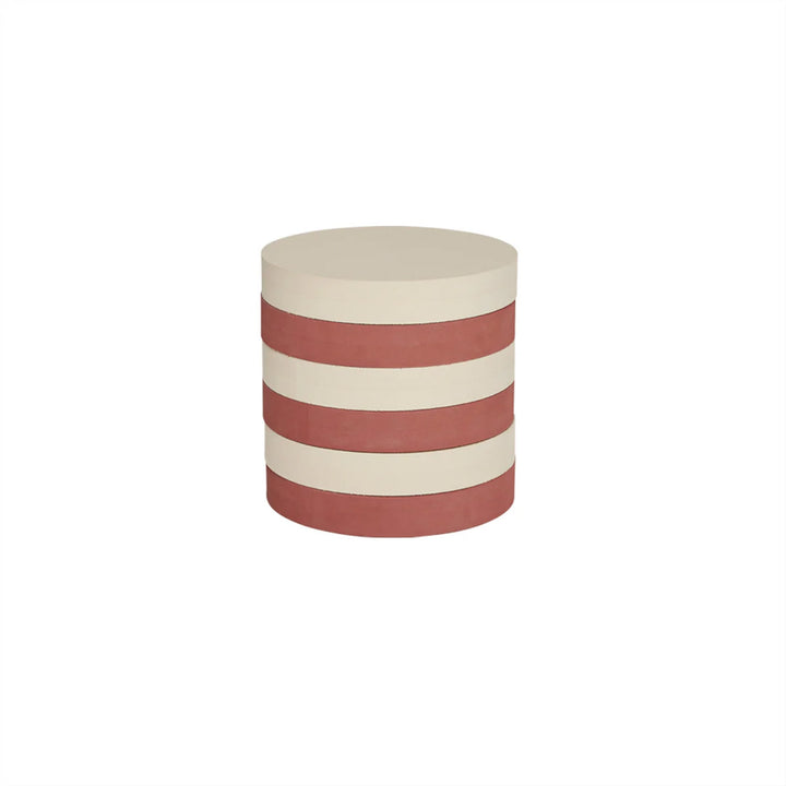 OYOY Iro Foam Stacking Stool, Vanilla/Nutmeg