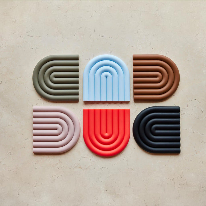 OYOY Rainbow Trivet, Ice Blue