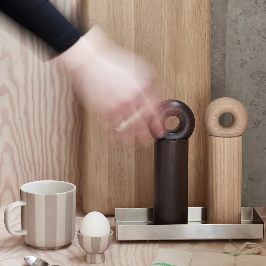 OYOY Bakku Tray, Small, L23.5cm, Steel