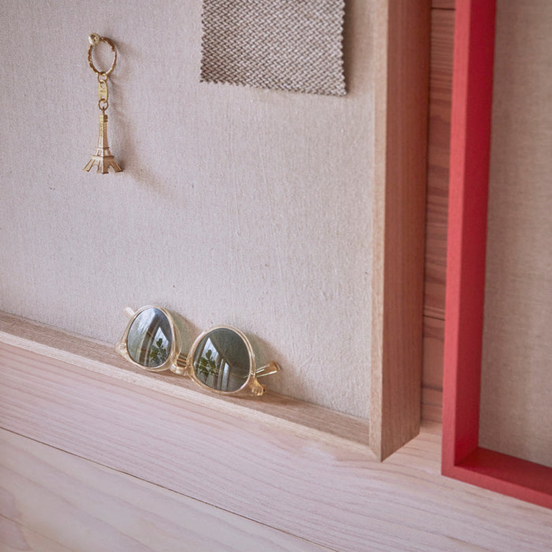 OYOY Peili Notice Board, Small, Red Wood