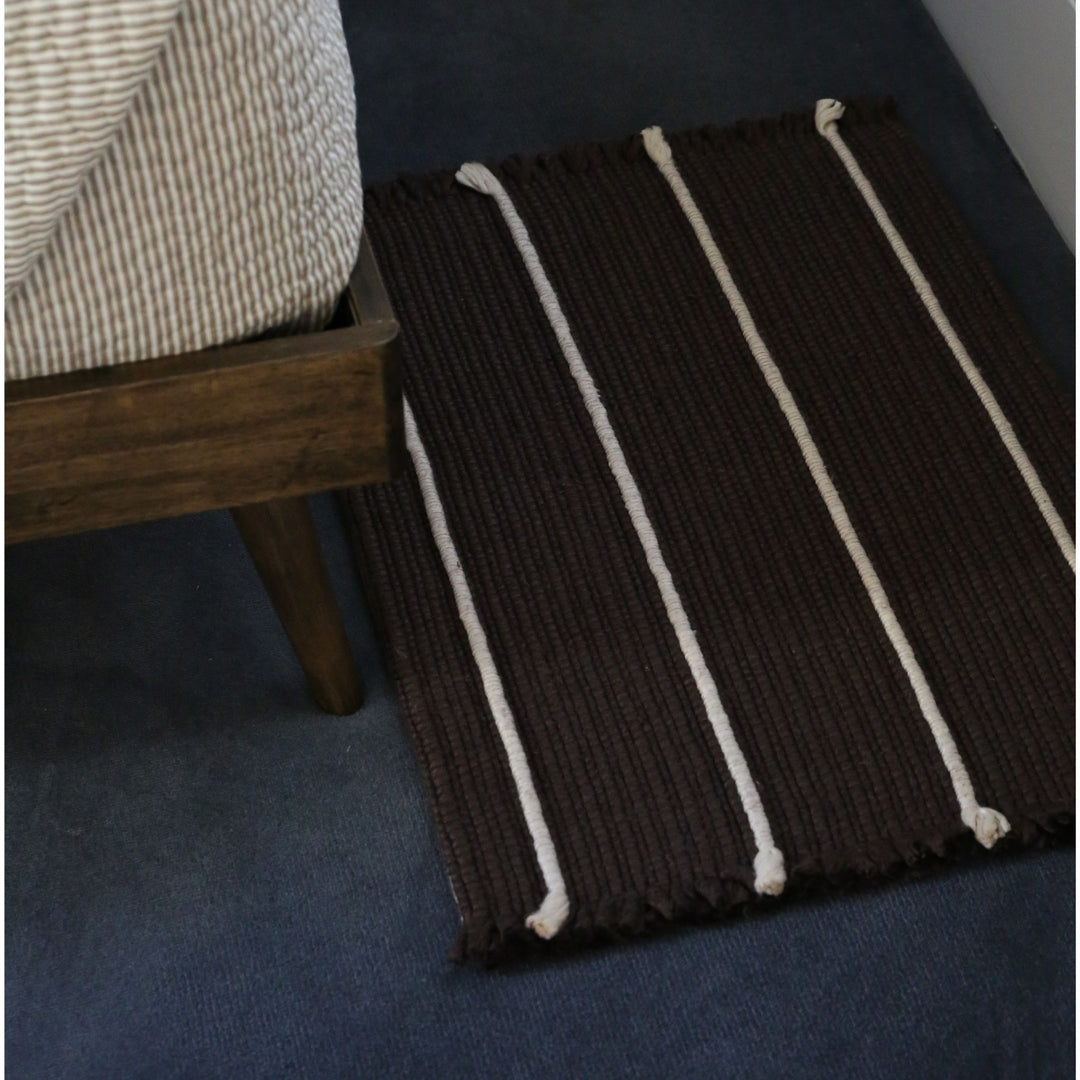 OYOY Putki Recycled Doormat, L76cm, Choc