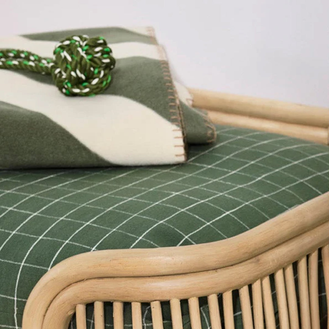 OYOY ZOO Kyoto Dog Cushion, Olive - 2 Sizes
