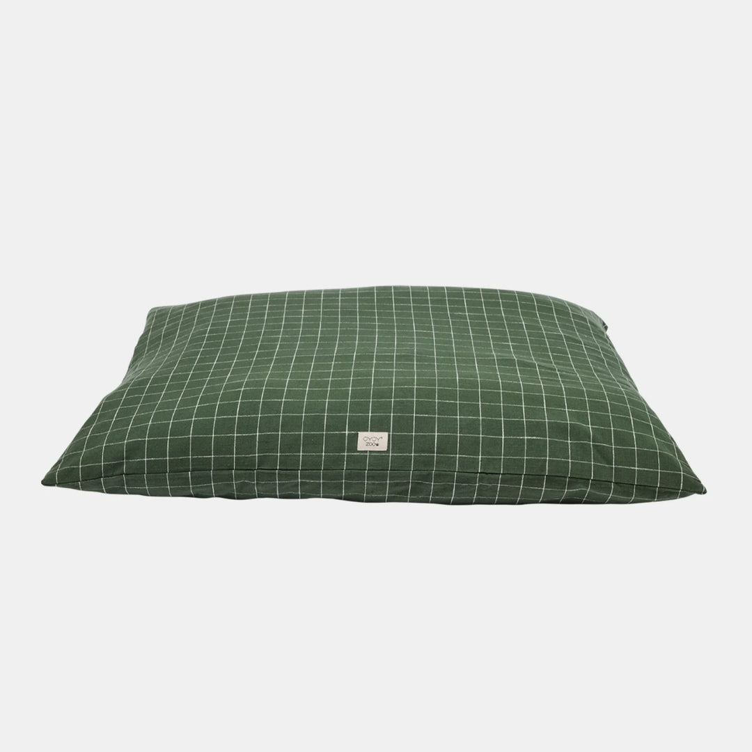 OYOY ZOO Kyoto Dog Cushion, Olive - 2 Sizes