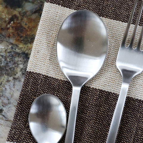 OYOY Yuka Spoon, Steel (Set of 4)