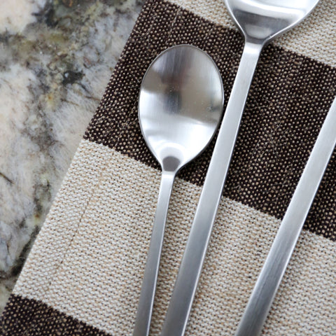 OYOY Yuka Tea Spoon, Steel (Set of 4)
