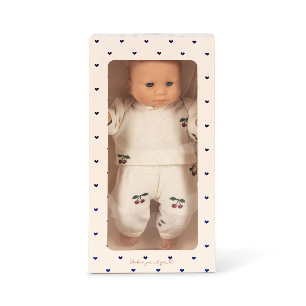KONGES SLØJD My First Mini Doll, Cherry AOP