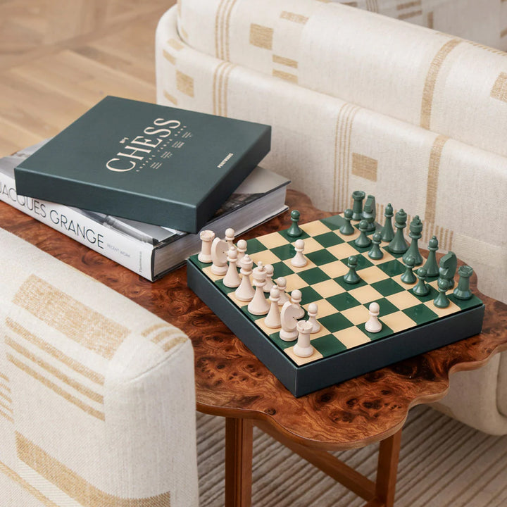 PRINTWORKS Classic Board Games Chess, Green