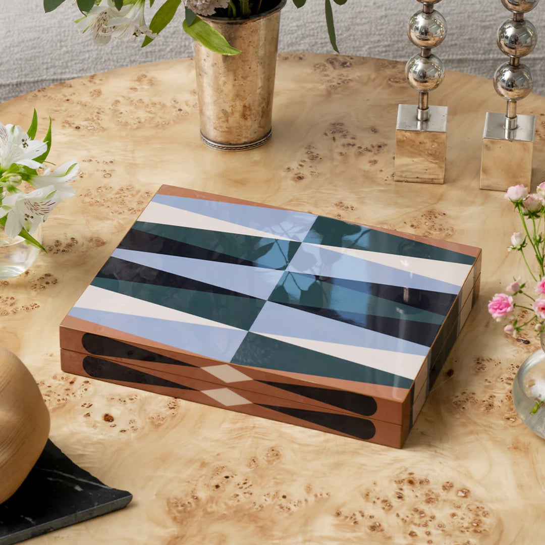 PRINTWORKS Classic Games Backgammon, Lacquered